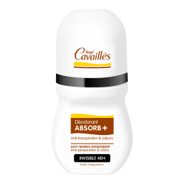 ROGÉ CAVAILLÈS ANTI-TRACES DÉODORANT ABSORB+ INVISIBLE 48H ROLL-ON 50 ML