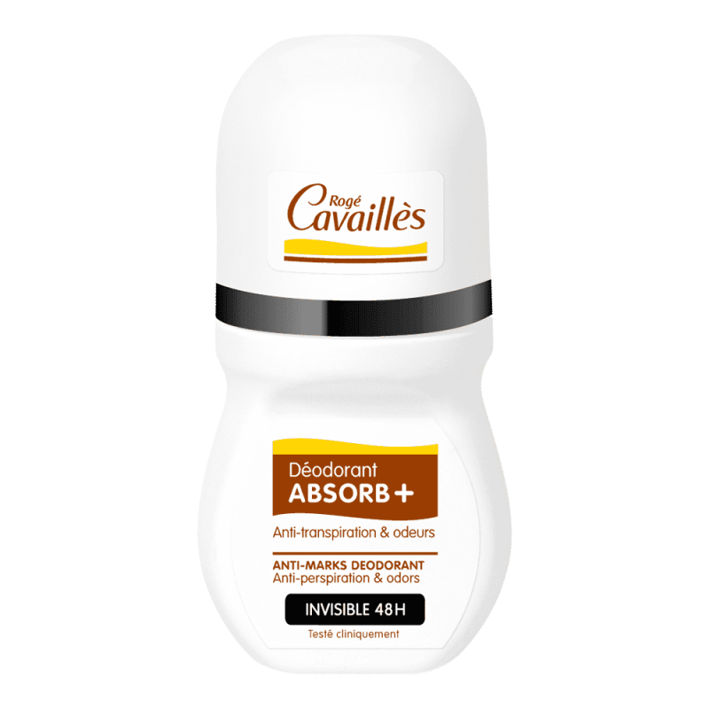 ROGÉ CAVAILLÈS ANTI-TRACES DÉODORANT ABSORB+ INVISIBLE 48H ROLL-ON 50 ML