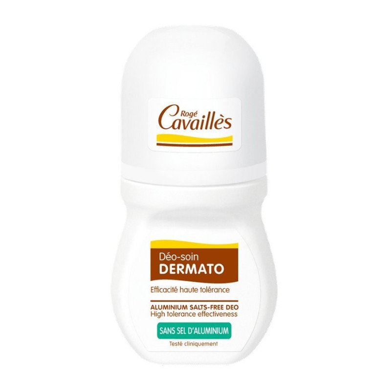 ROGÉ CAVAILLÈS DÉODORANT SOIN DERMATO ROLL-ON SANS SEL D'ALIMINIUM 50 ML