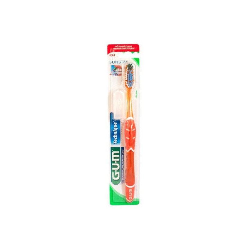 GUM Brosse à Dents Technique Souple Normale réf 490 