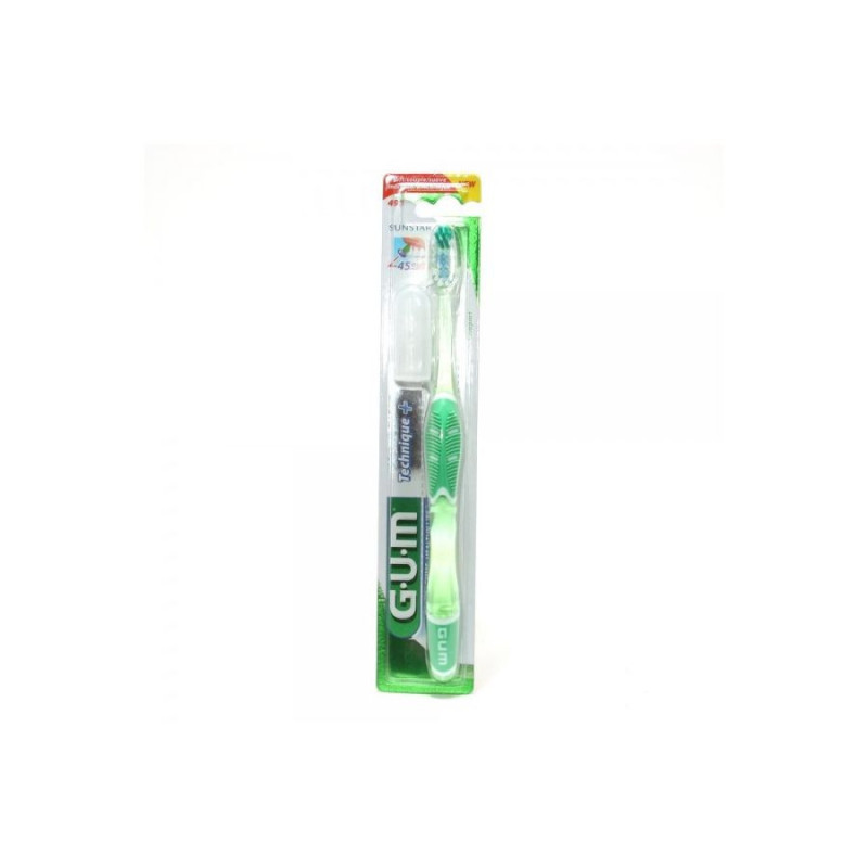 GUM technique+ brosse à dents souple compacte ref.491 GUM technique+ brosse à dents souple compacte ref.491