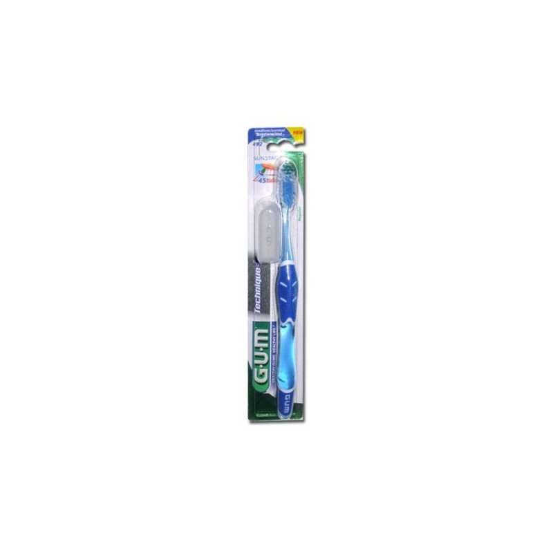 GUM TECHNIQUE BROSSE A DENTS 492 MEDIUM REGULAR