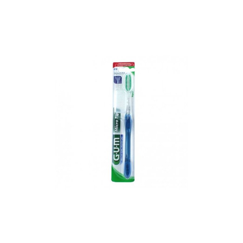 GUM MICRO TIP BROSSE A DENTS 470 SOUPLE REGULAR