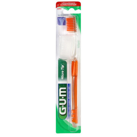 GUM MICRO TIP BROSSE A DENTS 471 SOUPLE COMPACT