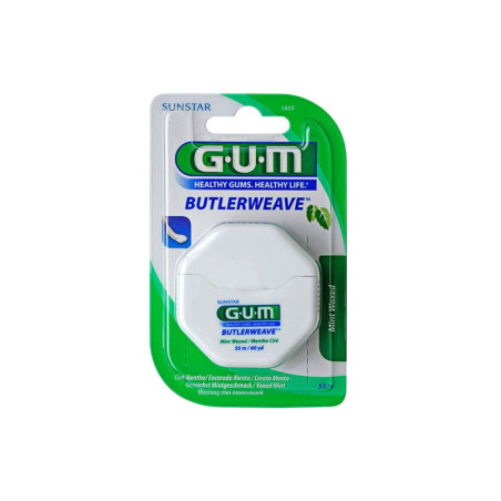 GUM FIL DENTAIRE BUTLERWEAVE MENTHOLé CIRé Réf 1855