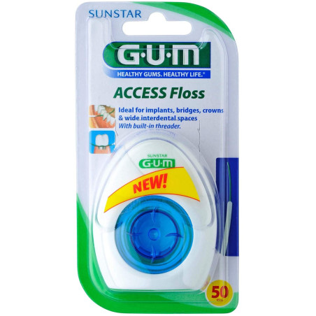 Gum Access Floss 3200 FIL DENTAIRE (implant,bridge et couronne)