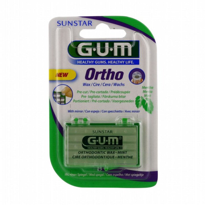 GUM Cire orthodontique translucide mentholée Réf 724