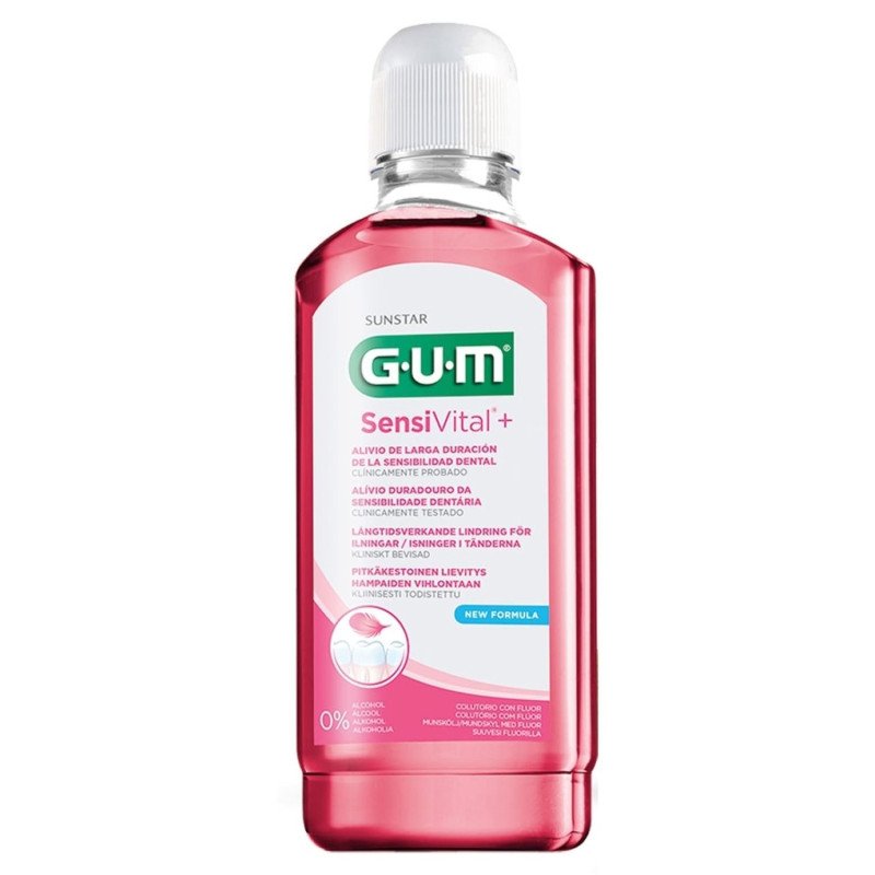 GUM BAIN DE BOUCHE SENSIVITAL PLUS 300 ML