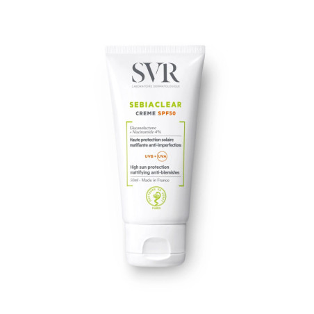 SVR SEBIACLEAR CRÈME SPF50 40 ML