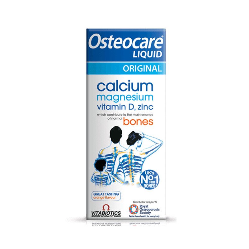 Vitabiotics Osteocare Calcium, Magnesium, Zinc, Vitamine D3 Liquide 200 ml