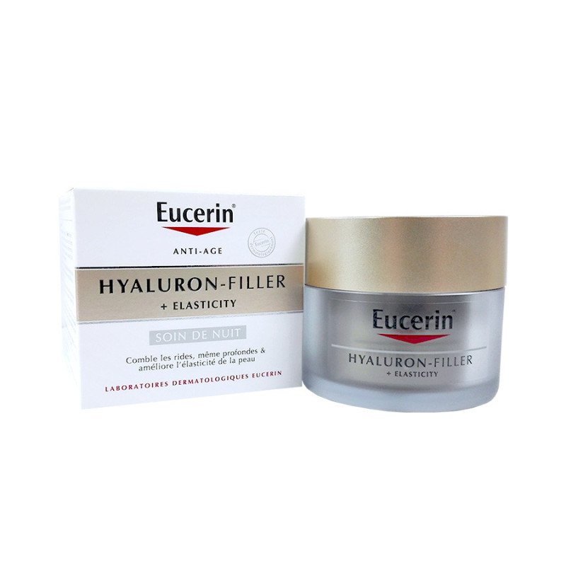 EUCERIN HYALURON-FILLER + ELASTICITY, Soin de Nuit - 50 ml