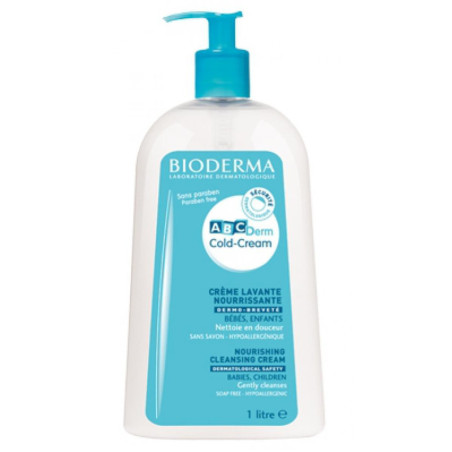 BIODERMA ABCDERM COLD CREAM CRÈME LAVANTE 1L