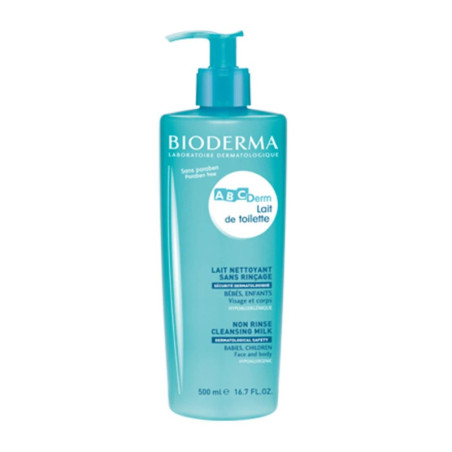 BIODERMA ABCDERM LAIT DE TOILETTE SANS RINÇAGE 500 ML