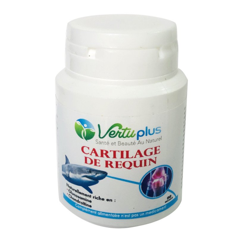 VERTUPLUS CARTILAGE DE REQUIN 90 Gel. Naturellement riche en glucosamine et chondroïtine