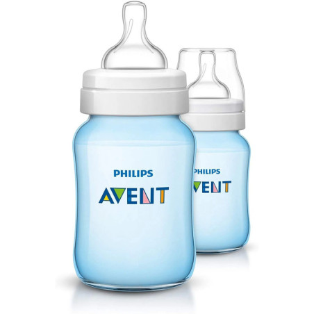 AVENT BIBERON CLASSIC+ TWIN PACK BOY 260 ML