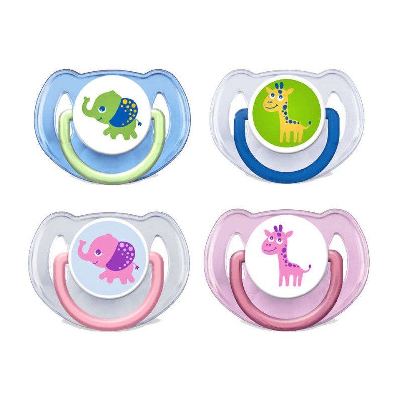 SUCETTES DECOREES ORTHODONTIQUES 6-18 M