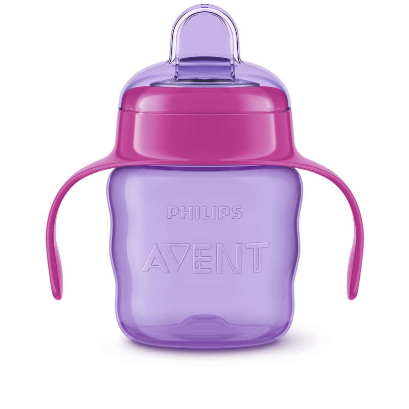 TASSE MAUVE AVEC ANSES ROUGE 200 ML 6M+ FILLE