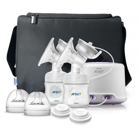 AVENT TIRE LAIT ELECTRONIQUE DOUBLE POMPAGE NATURAL 0% BPA - SCF334/02