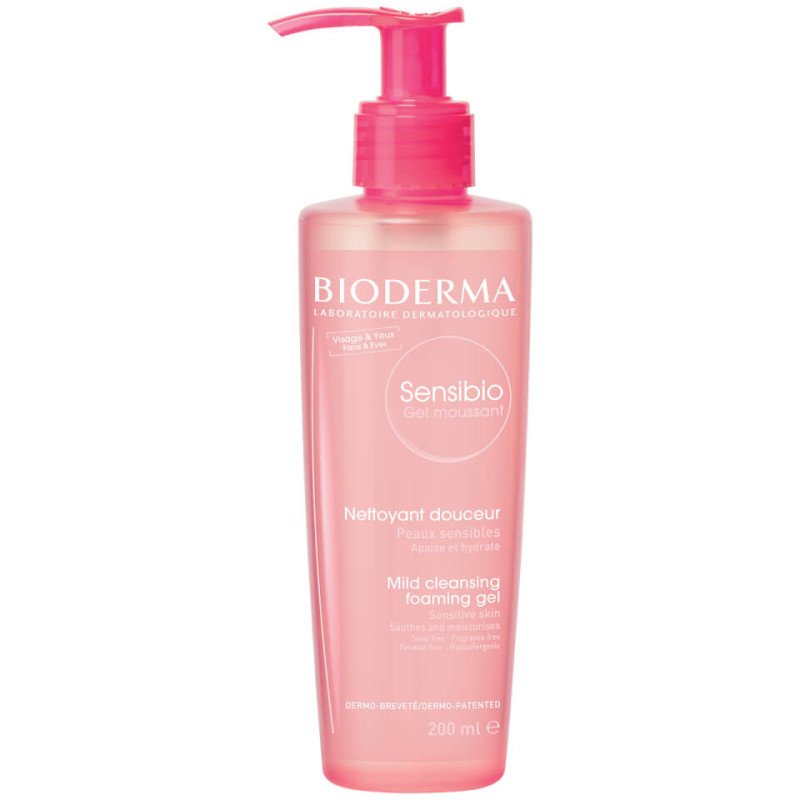 BIODERMA SENSIBIO GEL MOUSSANT NETTOYANT DOUCEUR PEAUX SENSIBLES 200 ML