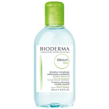 BIODERMA SEBIUM H2O 250ML SOLUTION MICELLAIRE