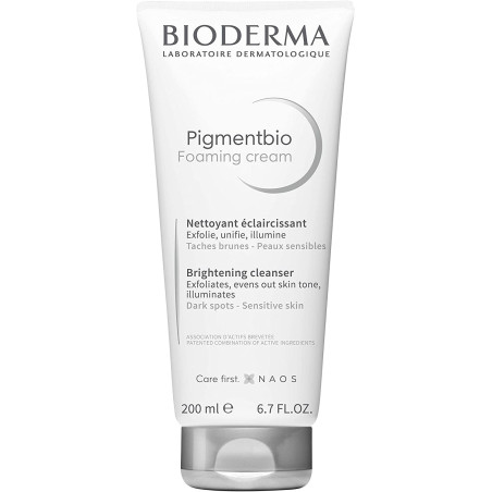 BIODERMA PIGMENTBIO FOAMING CREAM 200 ML NETTOYANT ECLAIRCISSANT