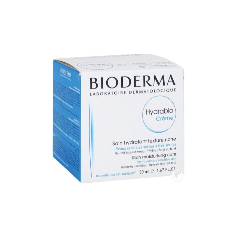 Bioderma Hydrabio Crème Soin Hydratant Texture Riche Pot 50ml