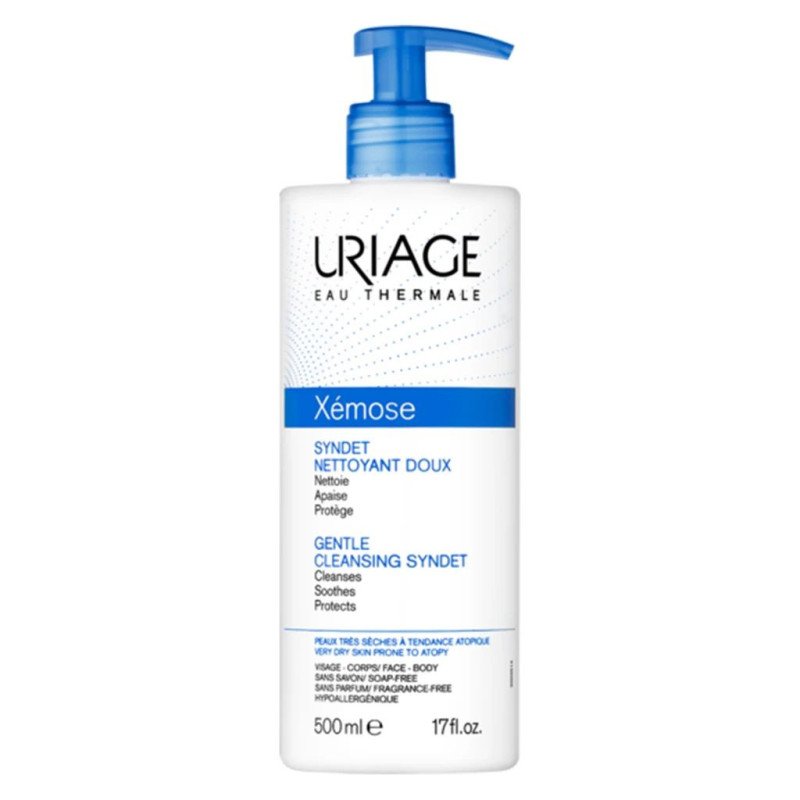 URIAGE XÉMOSE SYNDET NETTOYANT DOUX 500 ML PEAUX TRÈS SÈCHES