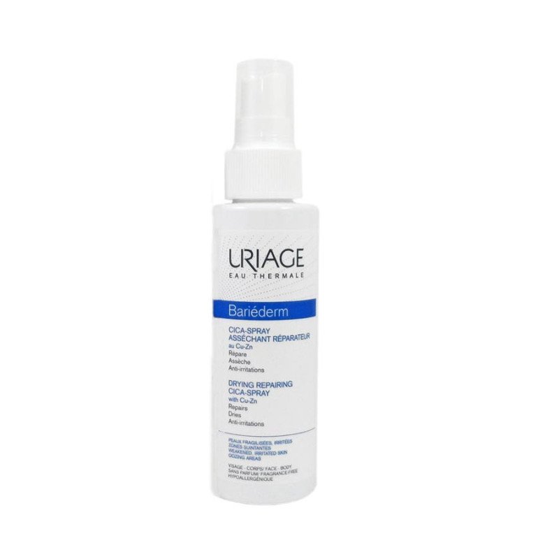 URIAGE BARIÉDERM CICA-SPRAY SPRAY ASSÉCHANT RÉPARATEUR AU CU-ZN 100ML