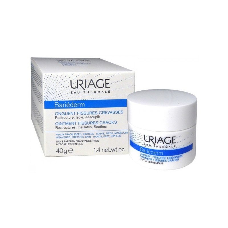 URIAGE BARIEDERM FISSURES ET CREVASSES 40g Soin Réparateur