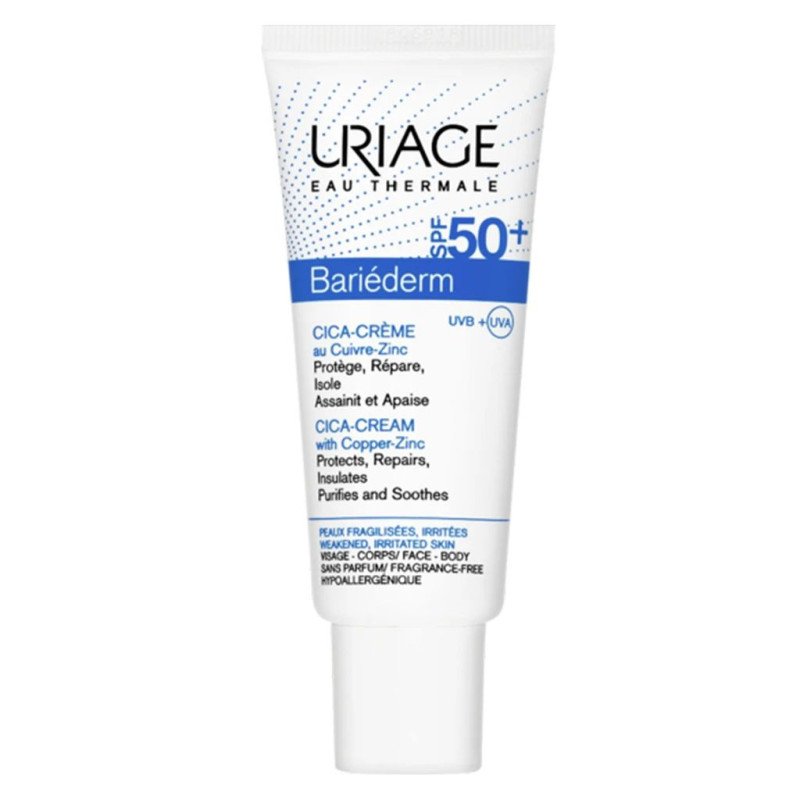 URIAGE BARIEDERM CICA CRÈME RÉPARATRICE SPF50+ 40ML