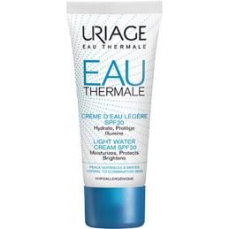 URIAGE EAU THERMALE CRÈME D’EAU LÉGÈRE SPF20 CRÈME HYDRATANTE ET PROTECTRICE 40 ML