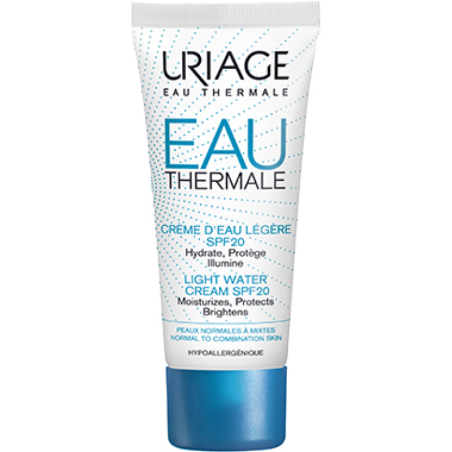 URIAGE EAU THERMALE CRÈME D’EAU LÉGÈRE SPF20 CRÈME HYDRATANTE ET PROTECTRICE 40 ML