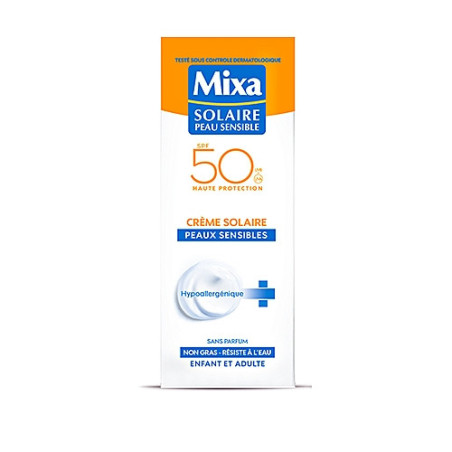 Mixa Solaire Peau Sensible Crème Tolérance Optimale SPF 50 75 ml
