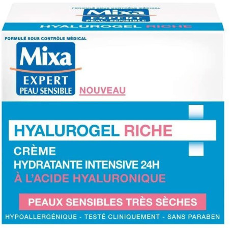 MIXA Hyalurogel riche - crème hydratante intensive 50 ML
