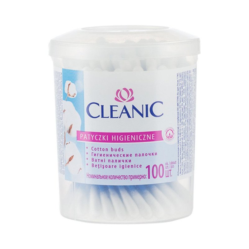 CLEANIC COTON TIGE 100 UNITÉS