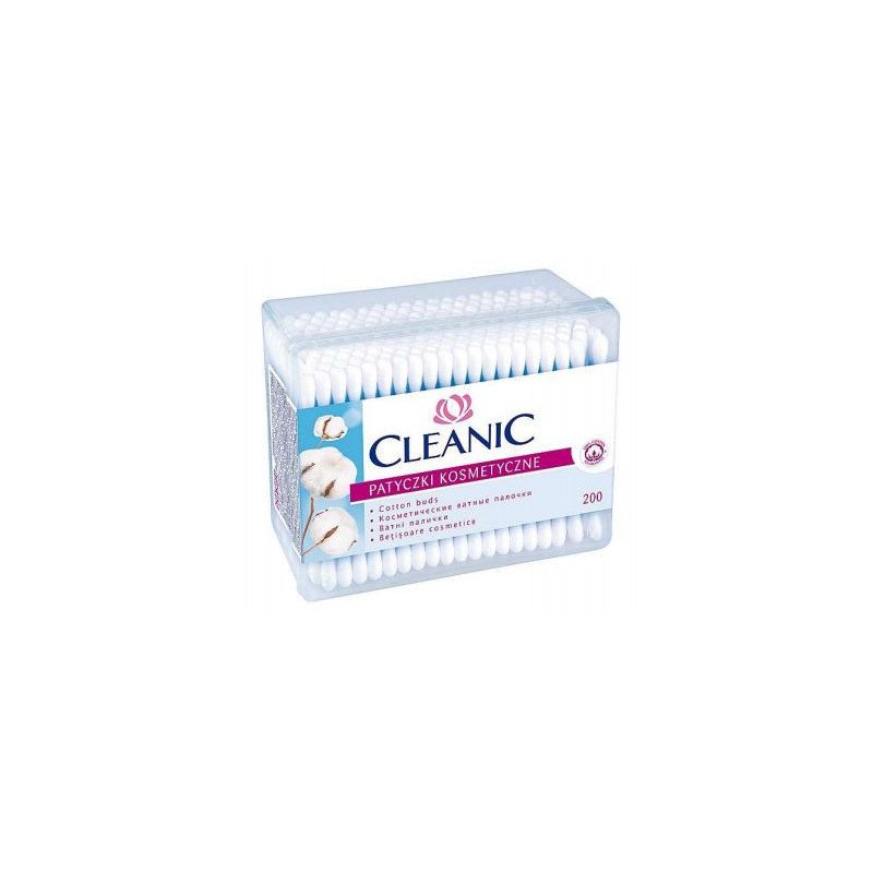 CLEANIC COTON TIGE 200 UNITÉS