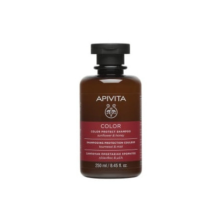 APIVITA SHAMPOOING PROTECTION COULEUR 250 ML CHEVEUX COLORES