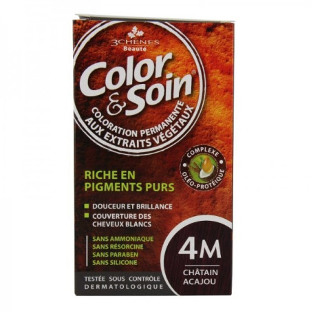 COLOR&SOIN CHATAIN ACAJOU 4M