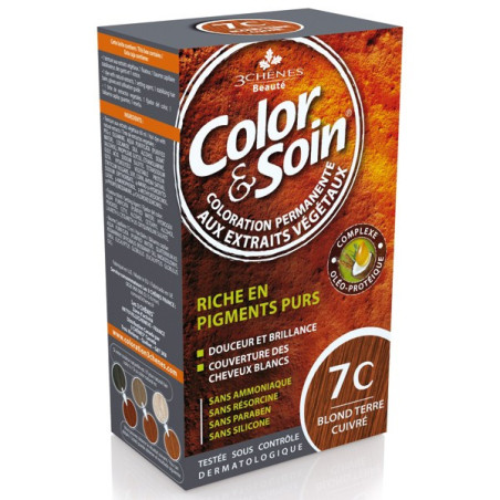 COLOR&SOIN BLOND TERRE CUIVRE 7C