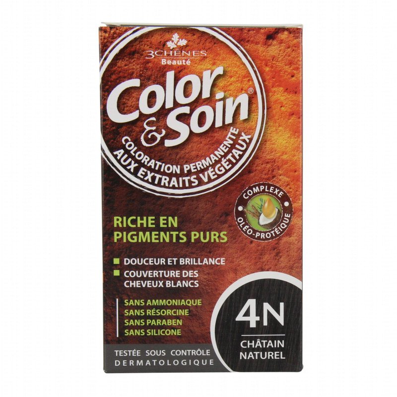 COLOR&SOIN  CHATAIN NATUREL 4N