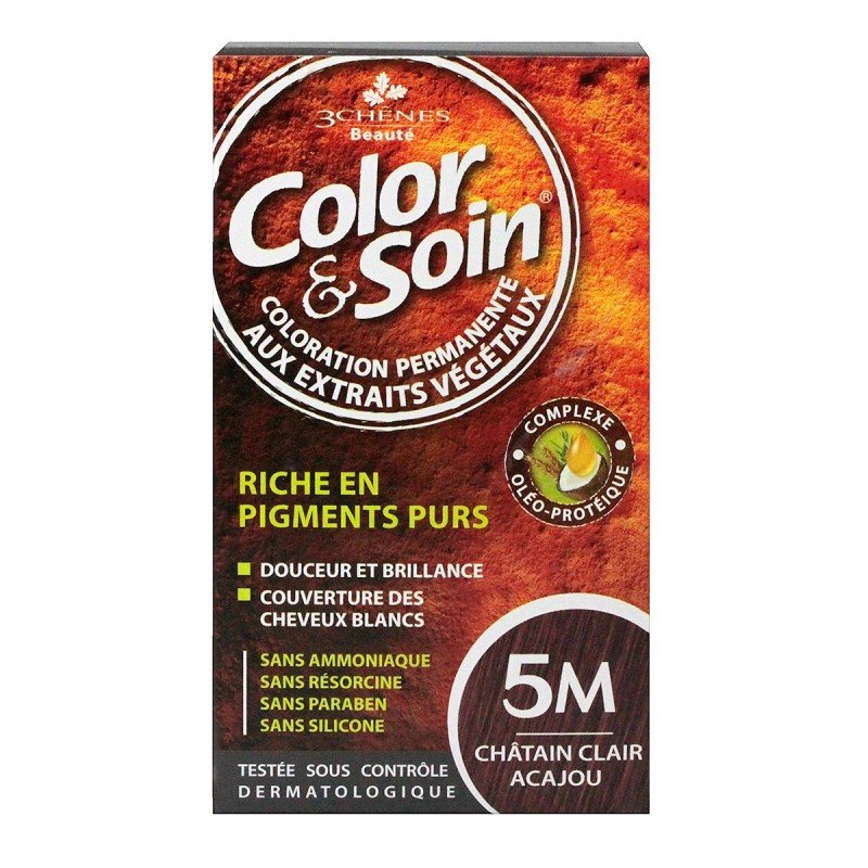 COLOR&SOIN CHATAIN CLAIR ACAJOU 5M