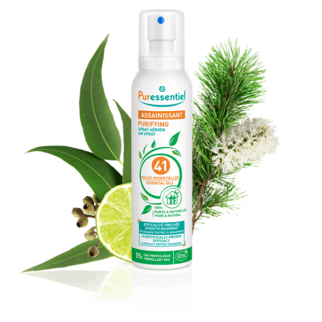 PURESSENTIEL ASSAINISSANT SPRAY AÉRIEN 41 HUILES ESSENTIELLES 200 ML