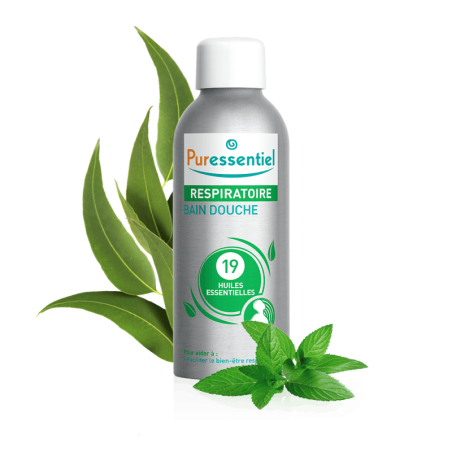 PURESSENTIEL RESPIRATOIRE BAIN DOUCHE 19 HUILES ESSENTIELLES 100 ML