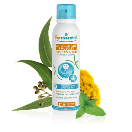 PURESSENTIEL ARTICULATIONS & MUSCLES CRYO PURE SPRAY 14 HUILES ESSENTIELLES 150 ML