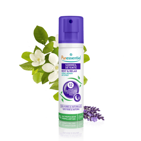 PURESSENTIEL SOMMEIL DÉTENTE SPRAY AÉRIEN 12 HUILES ESSENTIELLES 200 ML