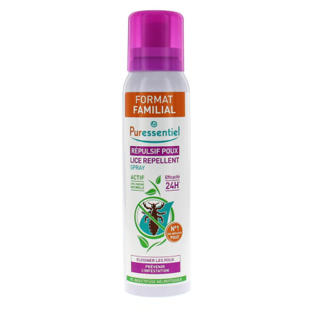 PURESSENTIEL ANTI-POUX SPRAY RÉPULSIF 24H FORMAT FAMILIAL 200 ML