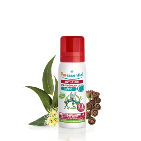 PURESSENTIEL ANTI-PIQUE SPRAY RÉPULSIF BEBE 60 ML