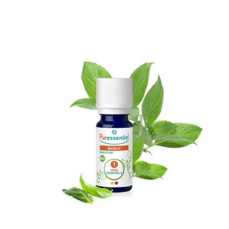 PURESSENTIEL HUILE ESSENTIELLE BASILIC BIO 10 ML