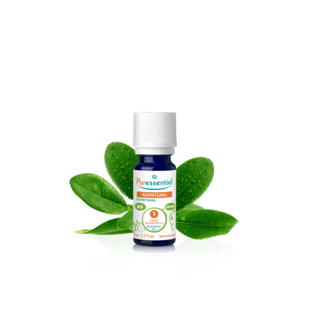 PURESSENTIEL HUILE ESSENTIELLE RAVINTSARA BIO 10 ML
