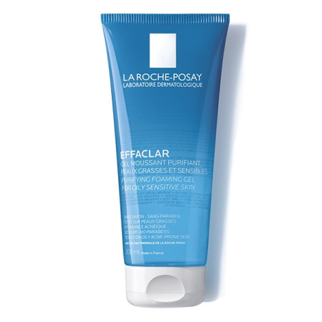 La Roche-Posay Effaclar Gel Moussant Purifiant Peaux Sensibles Grasses 200 ml